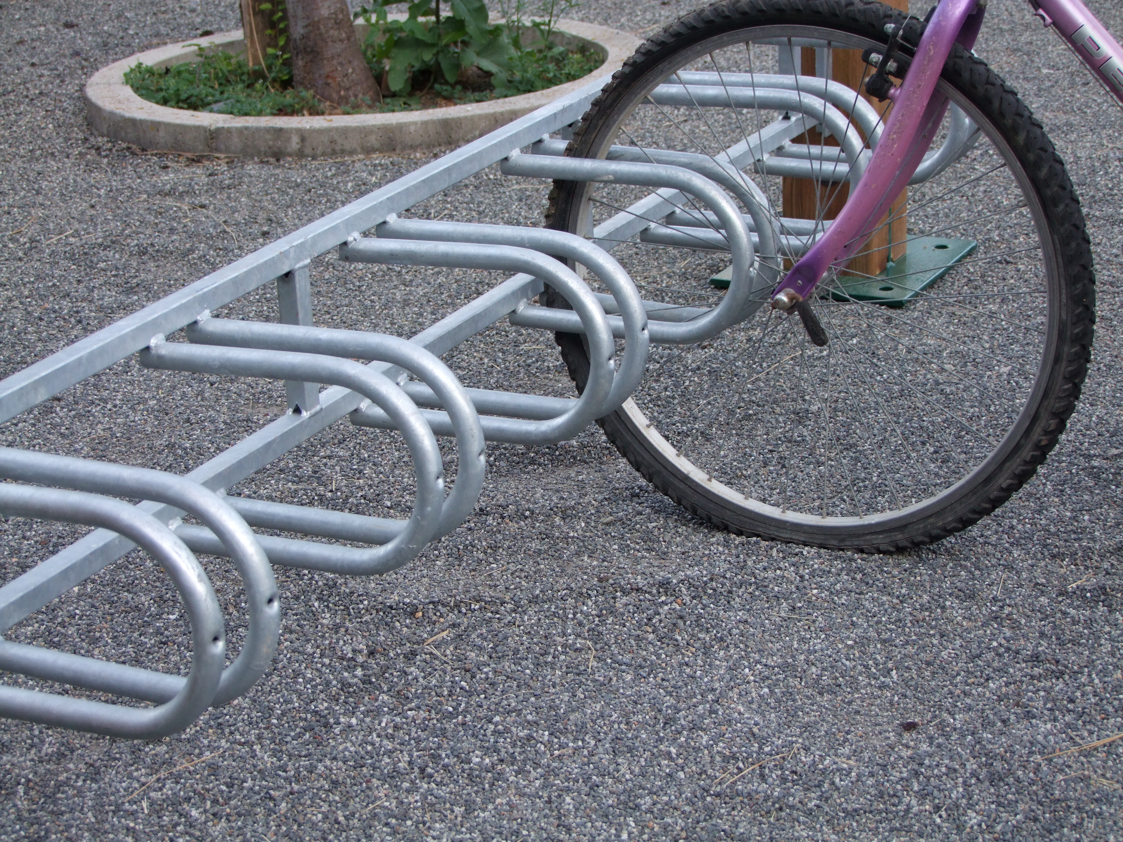 Détail support cycles