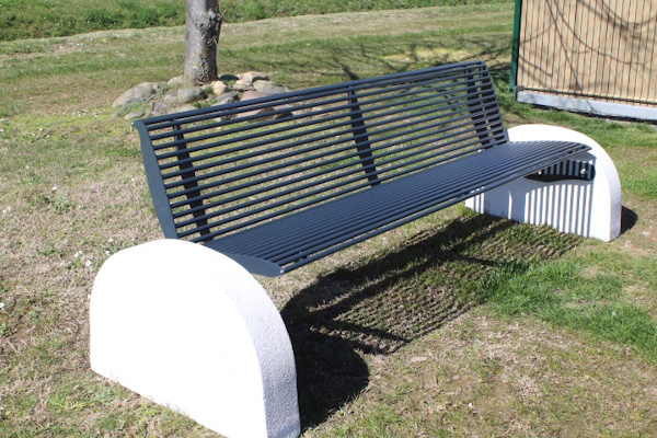 Banc acier/béton Makina