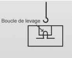 Lest 20 ou 40Kg avec manutention par boucle de levage