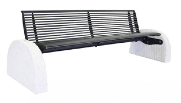 Banc acier/béton Makina 5