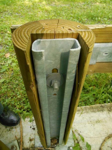Détail poteau