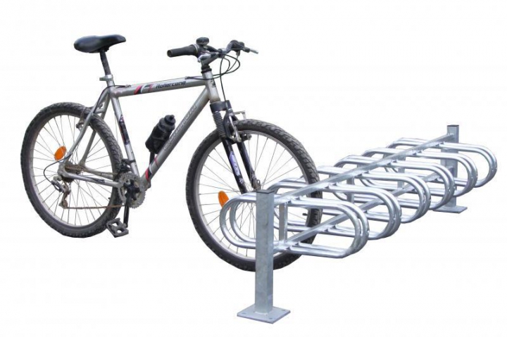 Base porte  cycles modulables acier galva Aoste