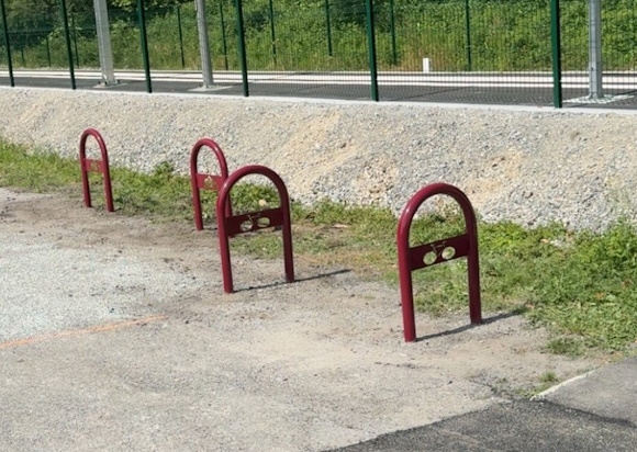 Arceau épingle avec logo vélo ou moto Marignac 1