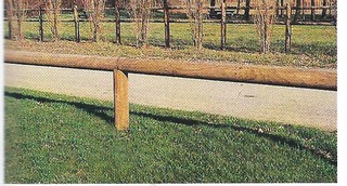 Glissière de sécurité bois San Bernardo 1