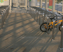Arceau inox pour vélos ou scooter Boston 1