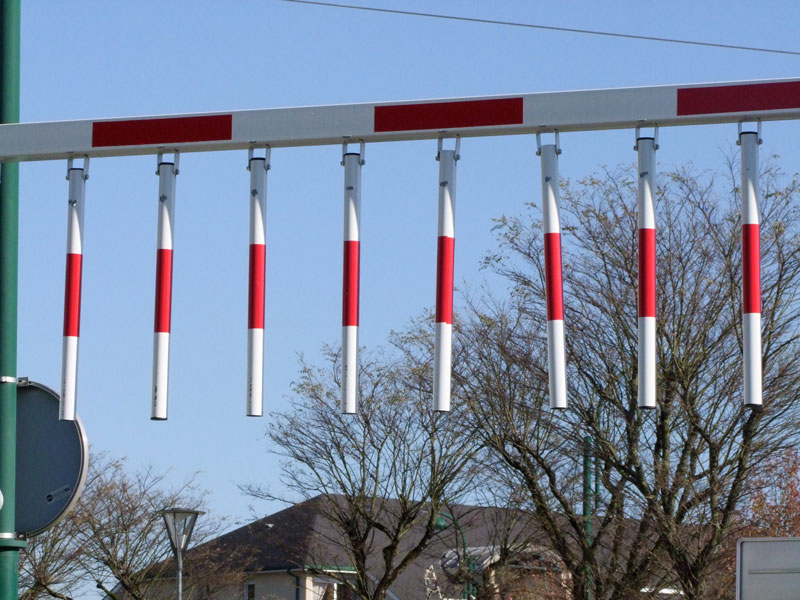 Bavette pour portiques limiteur de hauteur 1
