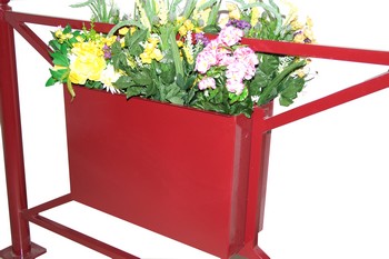 Barrière déco Pornic avec jardiniére 6
